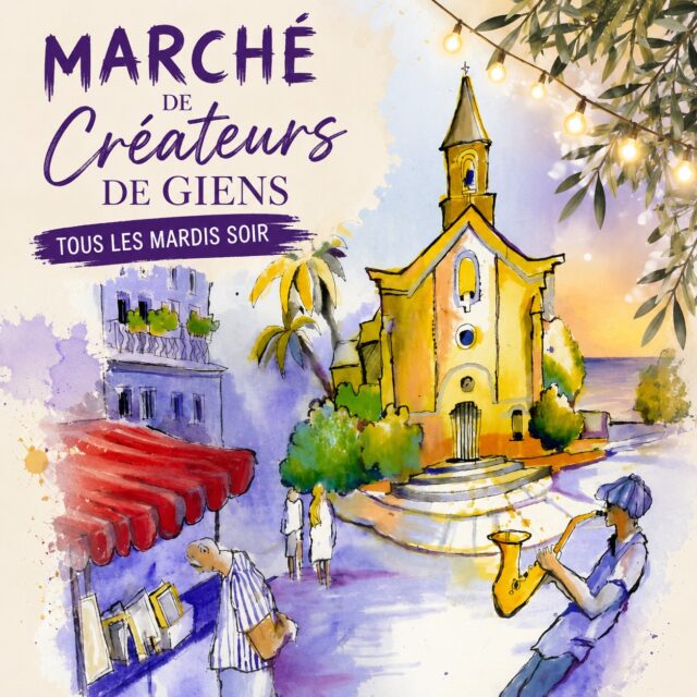 📍 Le mardi soir, il y a comme un air de vacances à Giens... ✨🌴
Quand le soleil commence à se coucher, le village s'anime avec son Marché de Créateurs. 🎨🛍️
Flânez entre les stands, découvrez le talent des artisans et créateurs locaux, trouvez une pièce unique et profitez de l'ambiance conviviale des soirées d'été sur la place Saint-Pierre. 🌅
💜 Une belle idée de sortie pour profiter pleinement de la presqu'île.
📅 Toutes les infos sur l'événement :
https://giens.fr/event/✨-marche-de-createurs-de-giens-2/
📆 Et pour découvrir toutes les animations de l'été :
https://giens.fr/events/
#Giens #PresquileDeGiens #GiensFr #MarcheDeCreateurs #Createurs #Artisanat #FaitMain #Hyeres #Var #VisitVar #SortirAVar #MarcheNocturne #PlaceSaintPierre #Ete2026 #ArtistesLocaux #BaladeEstivale #SudDeLaFrance #Provence #Mediterranee #agendagiens