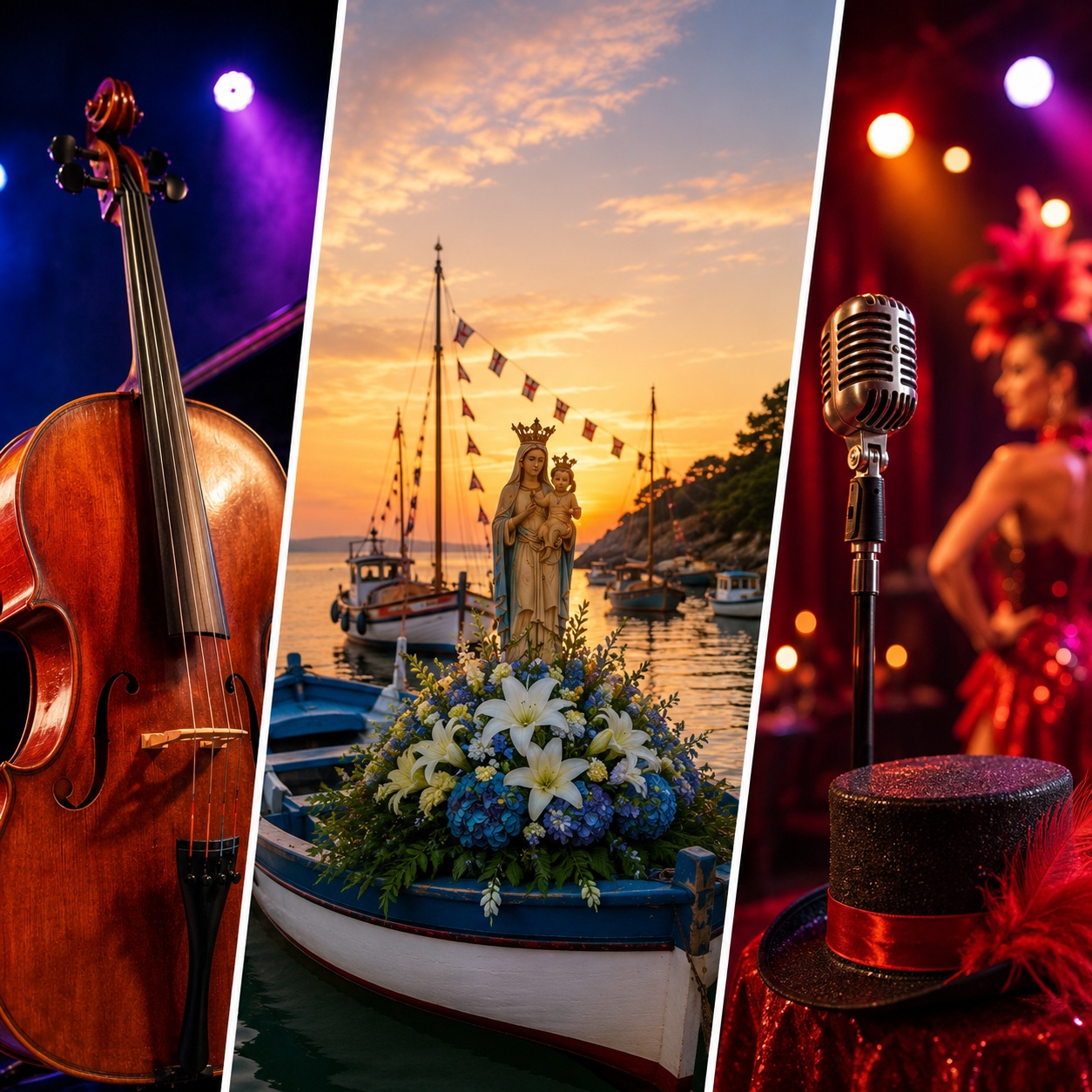 ✨ Votre programme du week-end à Giens !
🎻 Vendredi 7 août
DECAFONIA – Festival Musical Arbanais
⚓ Samedi 8 août
Fête de la Mer à la Madrague
🎭 Samedi 8 août
Soirée Cabaret à Giens
Trois belles occasions de vivre l'été sur la presqu'île entre musique, traditions et spectacles.
📅 Toutes les animations de l'été sont à retrouver sur :
👉 https://giens.fr/events/
☀️ Bon week-end à Giens !
#Giens #PresquileDeGiens #GiensFr #FestivalMusicalArbanais #Decafonia #FeteDeLaMer #Cabaret #Hyeres #Var #VisitVar #AgendaGiens #SortirAVar #Concert #Spectacle #Traditions #Mediterranee #Ete2026 #SudDeLaFrance #Provence #weekends