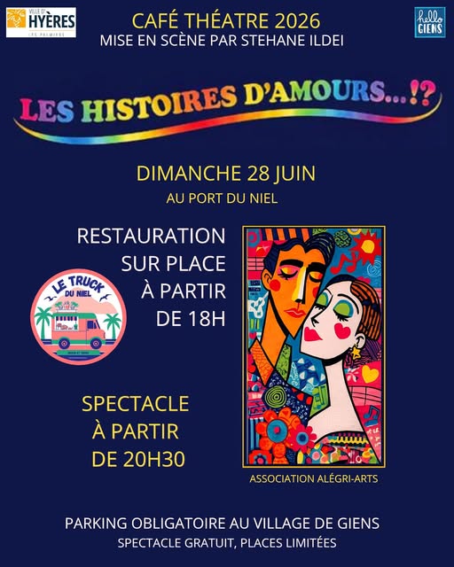 🎭 Café Théâtre « Les Histoires d’Amour… »