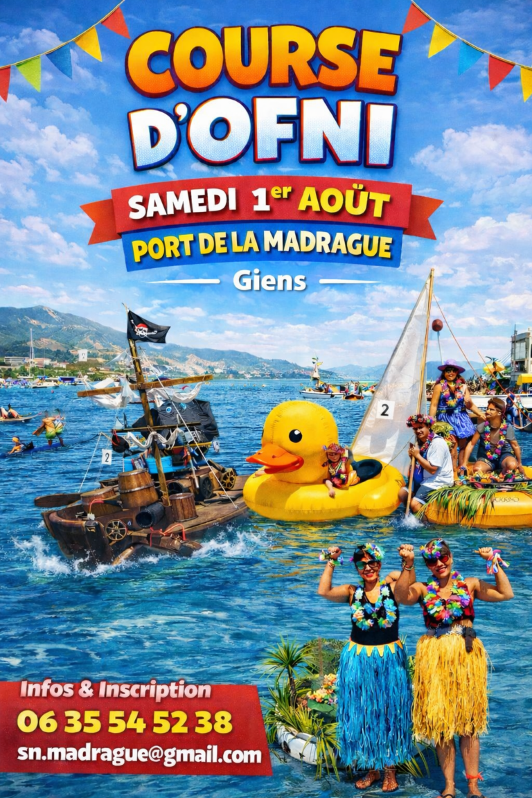 Course d'OFNI à la Madrague : les embarcations les plus folles s'affrontent à Giens !