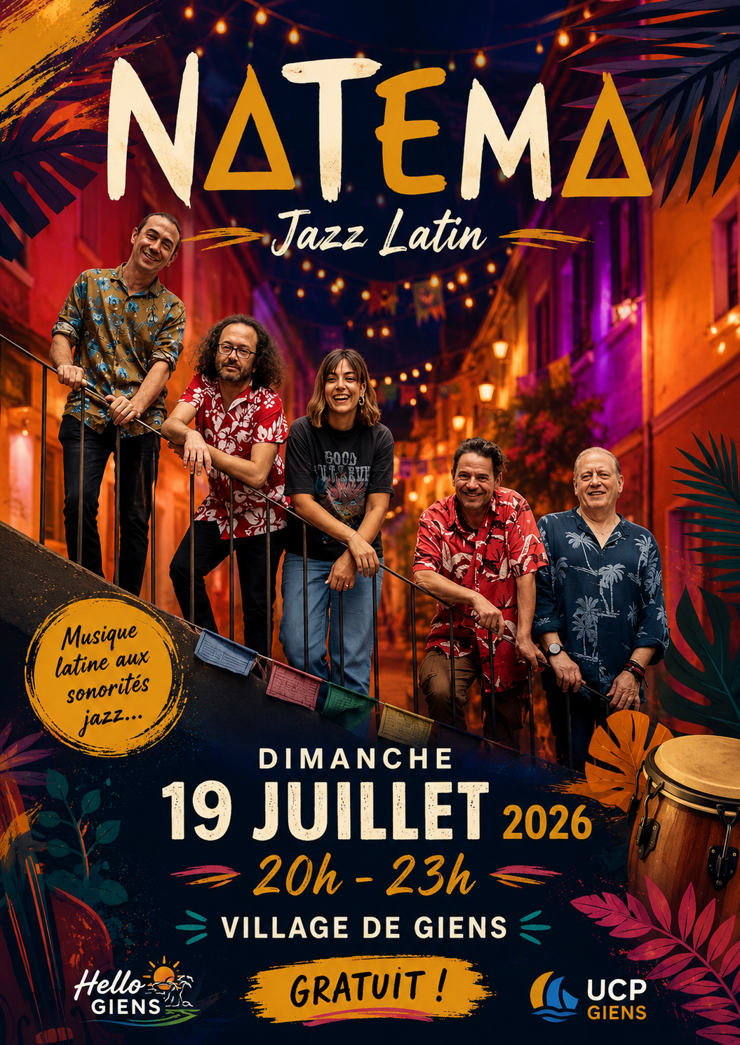 🎶 NATEMA – Concert de Jazz Latin